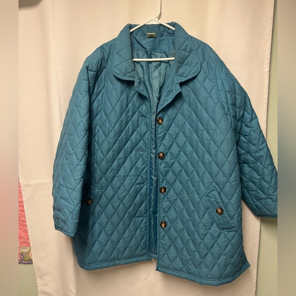 Blair Quilted Teal Jacket